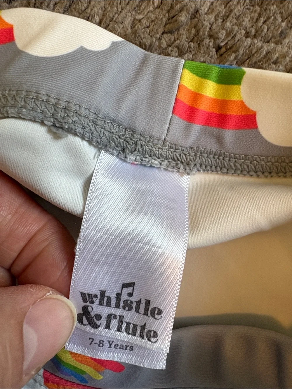 Whistle & Flute size 7-8 euro swim trunks bundle
